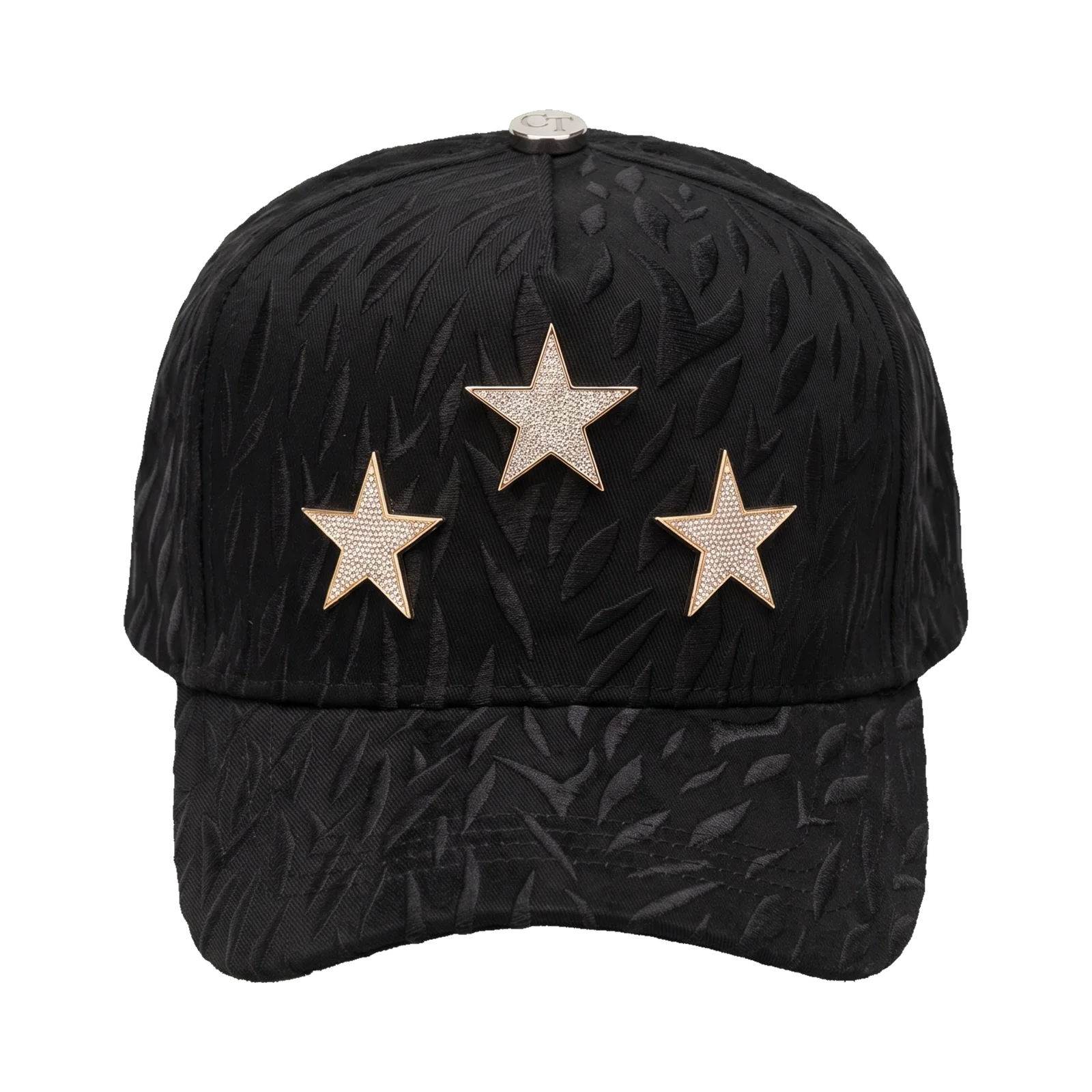 EL BARBAS HATS Black Stars Crystal – vista frontal